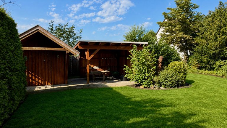 Aussen Garten Holzhaus 768x432